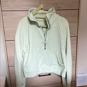 Lululemon mint green scuba half zip